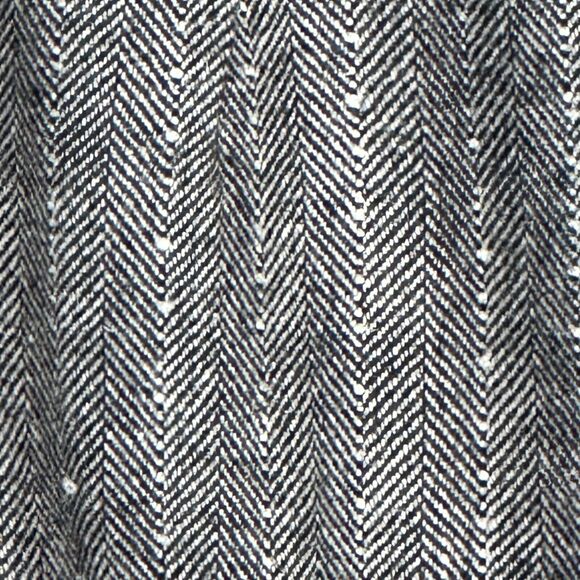 Sandrine Rose Empire Herringbone Wool Blend Blazer Gray Button Women Medium NWT - Picture 7 of 13